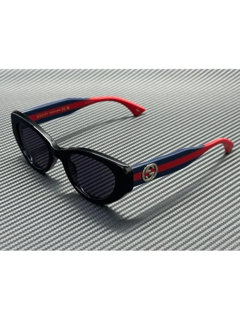 New Gucci Women Black Sunglasses 52-21-145